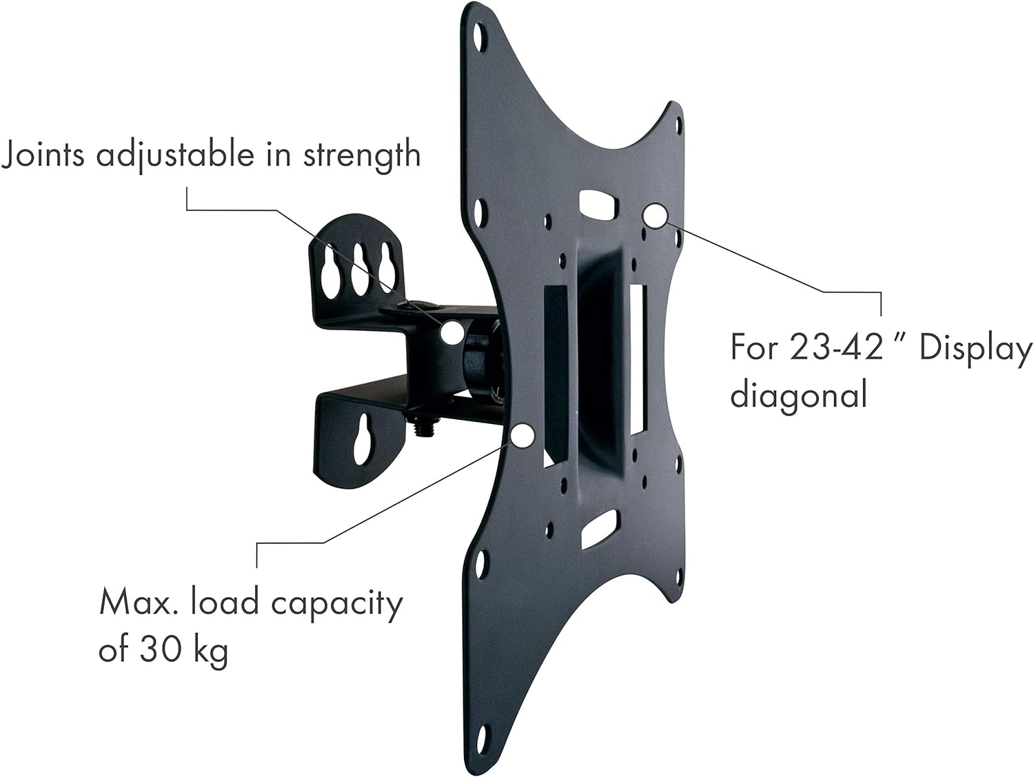 Schwaiger WAH 23-42 1TFT 1Gelenk Max.30Kg
