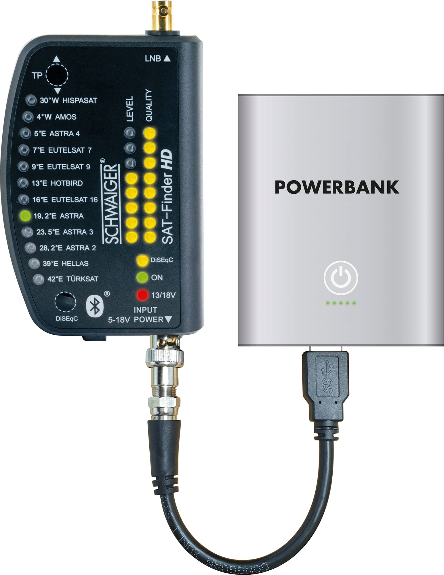 Schwaiger Sat-Finder HD inkl. Akku
