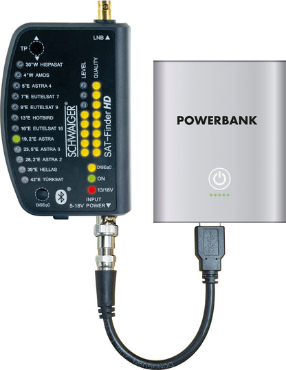 Schwaiger Sat-Finder HD inkl. Akku
