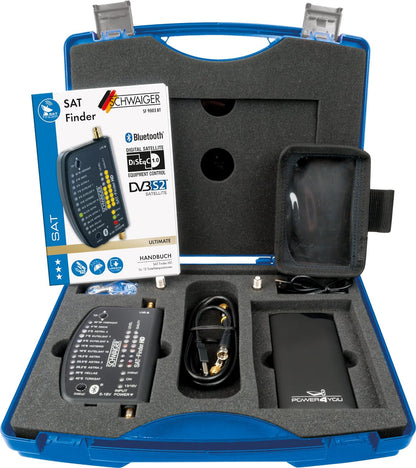 Schwaiger Sat-Finder HD Set im Transportkoffer
