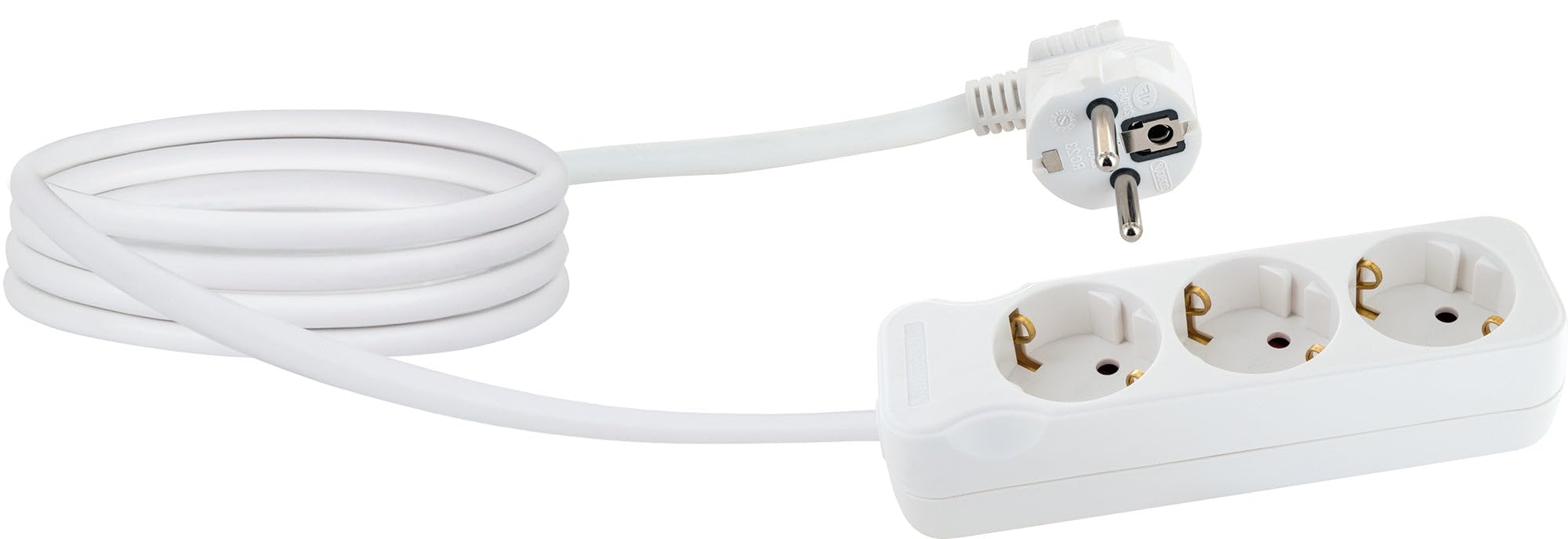 `Schwaiger Steckdosenleiste 3xSchuko 1,4m weiB`