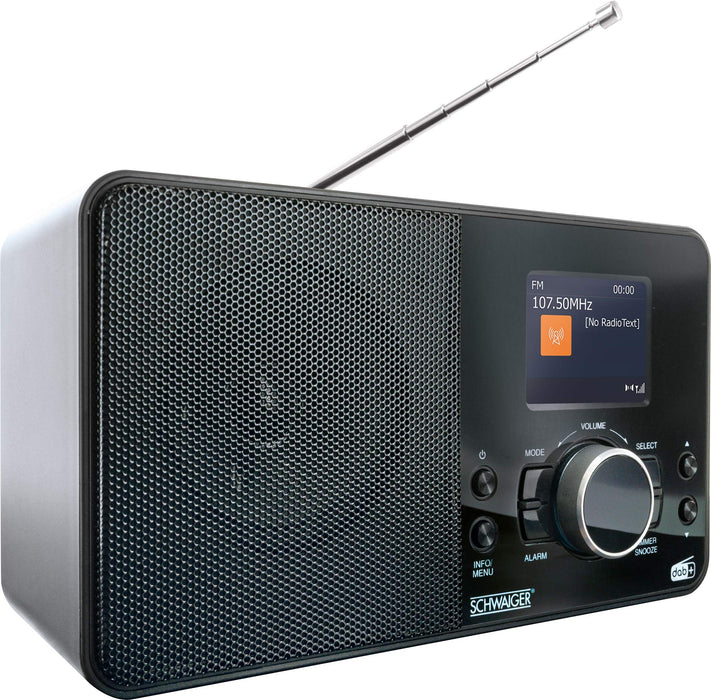 Schwaiger Radio DAB+/FM schwarz