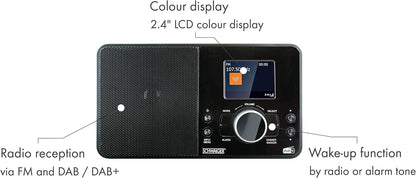 Schwaiger Radio DAB+/FM schwarz