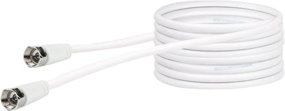 `Schwaiger Sat Empfangerkabel 75 dB 10,0m WeiB`