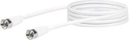 Schwaiger Sat Empfangerkabel 75 dB 1,5m WeiB