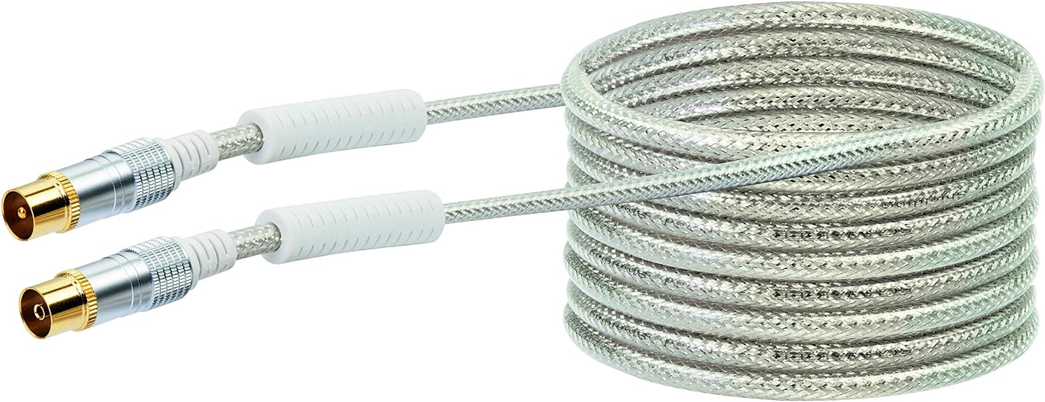 Schwaiger Antennenkabel 110 dB 15m Transparent