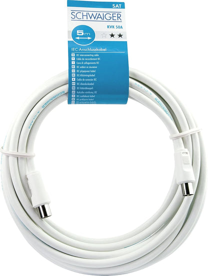 `Schwaiger Antennenkabel 90 dB IEC-Ste -> Bu 5,0m`