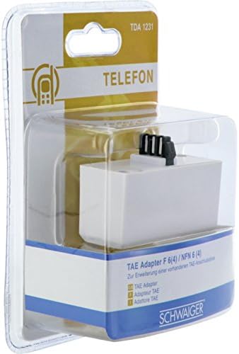 Schwaiger Telefonadapter TAE 6(4) F/NFN