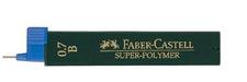 Faber Castell-Pack of 12 Tubes of 12 Super-Polymer Fineline Leads - B 0.7mm by Faber Castell