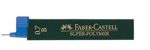 Faber Castell-Pack of 12 Tubes of 12 Super-Polymer Fineline Leads - B 0.7mm by Faber Castell