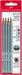 Faber-Castell Grip 2001 117198 Pencils Assorted Pack of 4