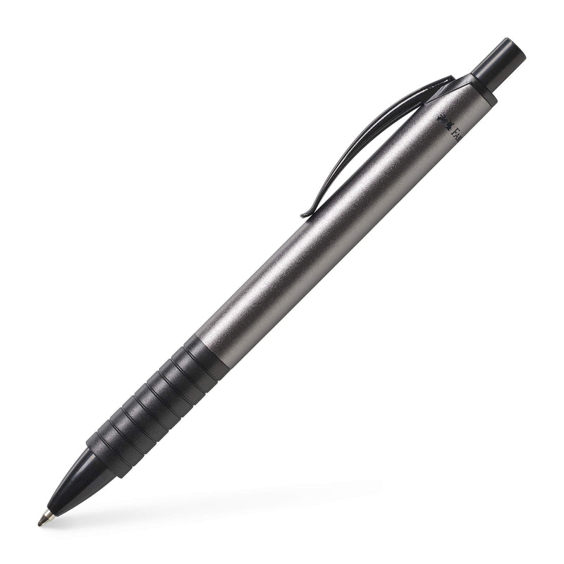 Faber-Castell 143481 Basic M Ballpoint Pen in Folding Box Anthracite Pack of 1 charcoal
