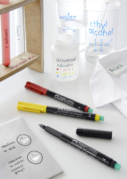 Faber Castell 151363 Pen"Multimark" Permanent Marker - Green