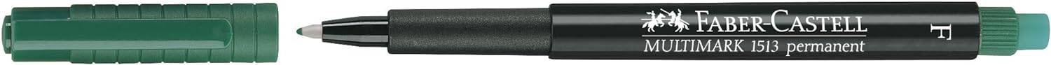 Faber Castell 151363 Pen"Multimark" Permanent Marker - Green