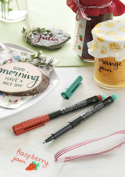 Faber Castell 151363 Pen"Multimark" Permanent Marker - Green