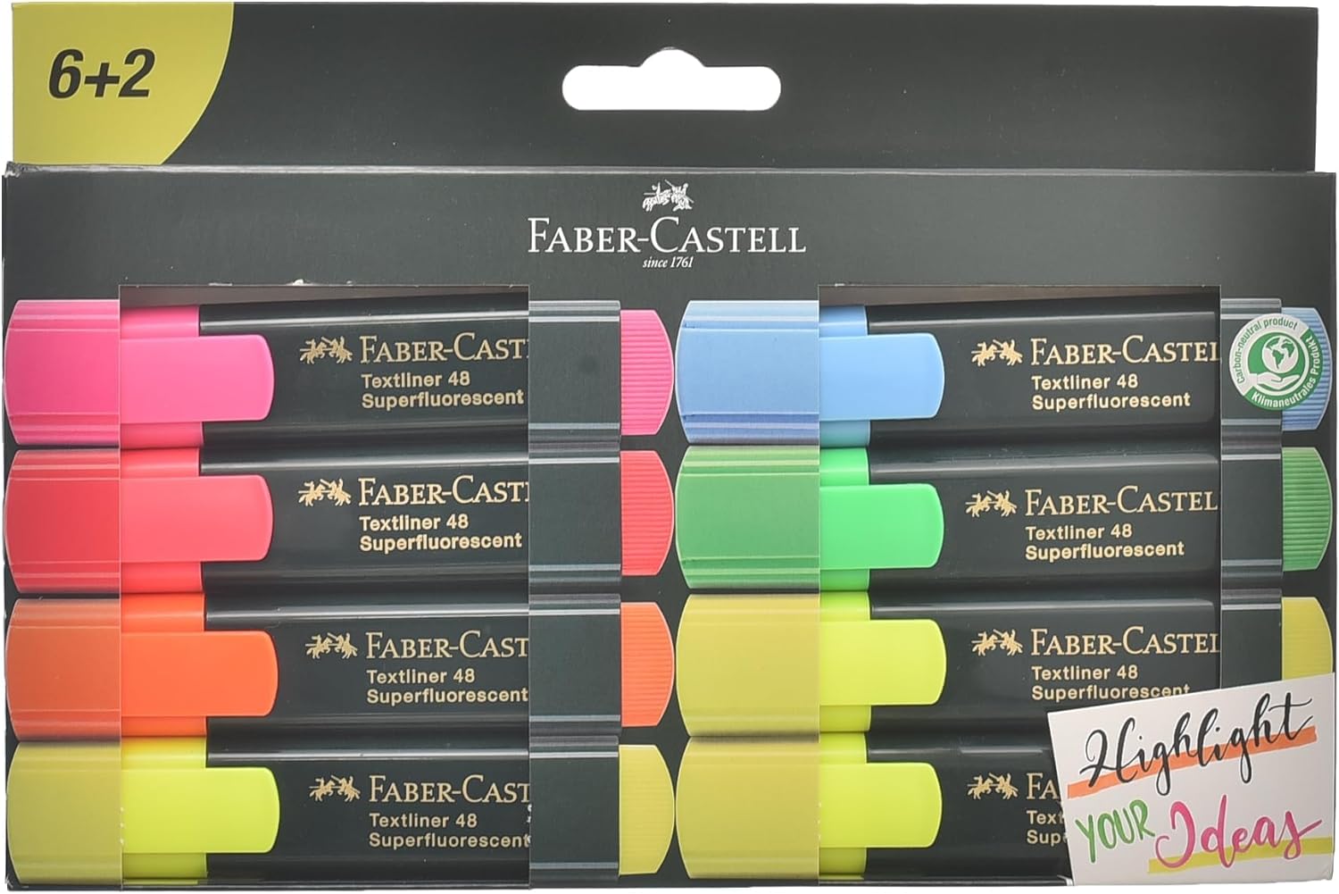 Zakreslacz 48 etui 8 sztuk 1 count (Pack of 8) 1548 Neon Standard Packaging