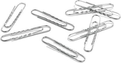 DURABLE Hunke &Jochheim Aktenklammer, Metal, Length: 70 MM, Silver, 100 Units per Pack.