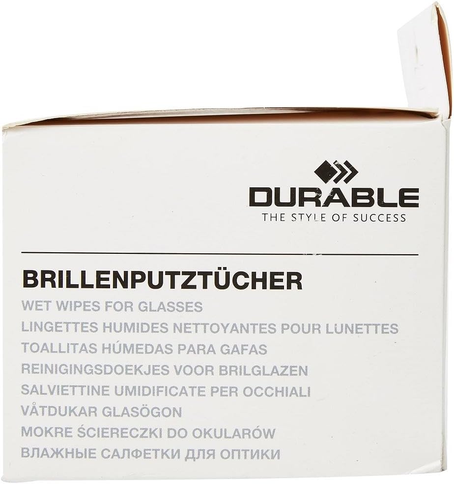 Durable Individually Wrapped Anti-Static Glasses Lens Wipes, Cleaner for Spectacles, Camera Lenses, Glass and Phones Screens, 100 Pack