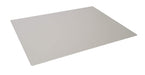 Durable Desk Mat with Contoured Edges 65 x 50cm, Non-Slip Back, Made from Polypropylene, Easy to Clean, Grey 65 x 50cm Grey