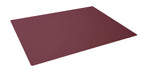 Durable Desk Mat with Contoured Edges 65 x 50cm, Non-Slip Back, Made from Polypropylene, Easy to Clean, Red 65 x 50cm Red