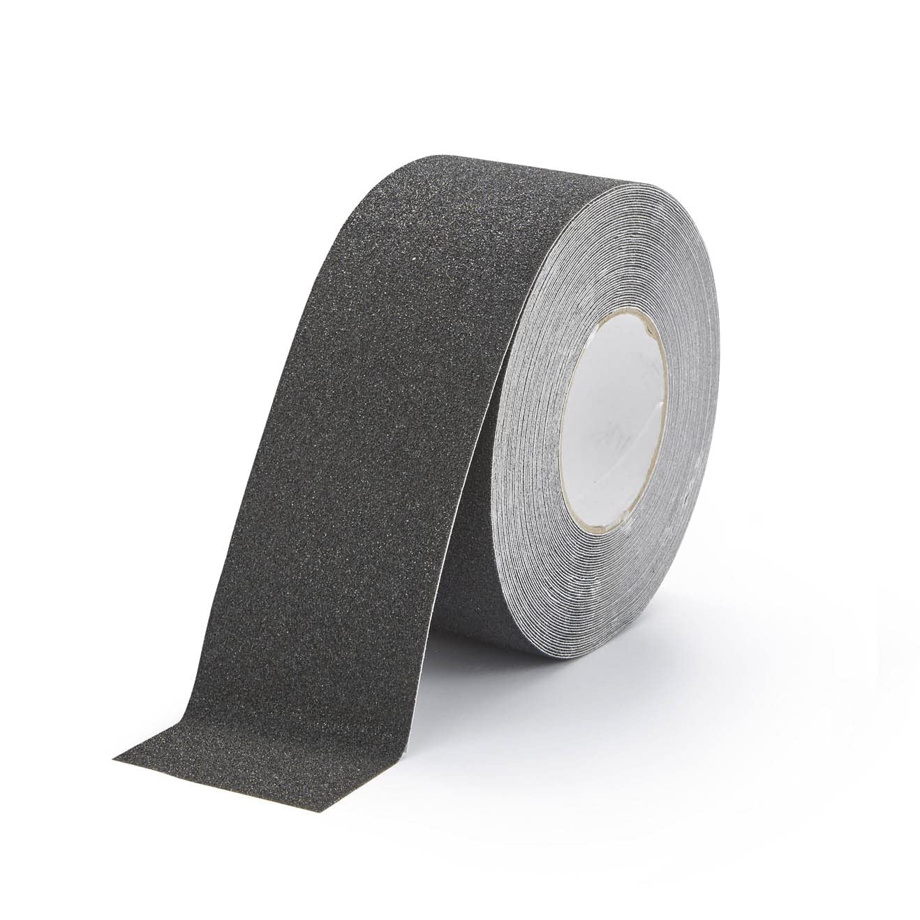 Durable DURALINE GRIP Non-Slip Floor Tape - Self-Adhesive Marking Tape with 75mm Thickness and 15 Metres in Length - Ideal for Stairs, Ramps, etc. - Black 75 mm x 15 m black