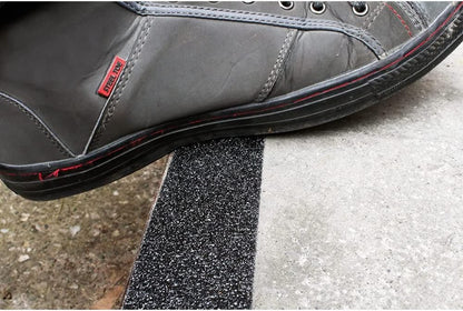 Durable DURALINE GRIP+ Non-Slip Floor Tape - Self-Adhesive Marking Tape with 50mm Thickness and 15 Metres in Length - Ideal for Stairs, Ramps, etc. - Granulated Surface - Black
