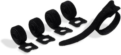 Durable CAVOLINE Cable Management Cable Ties | Reusable Self-Gripping Cable Ties for Sorting and Bundling Cables | Extreme Alternative to Plastic Cable Ties | Pack of 5 Cable Ties in
