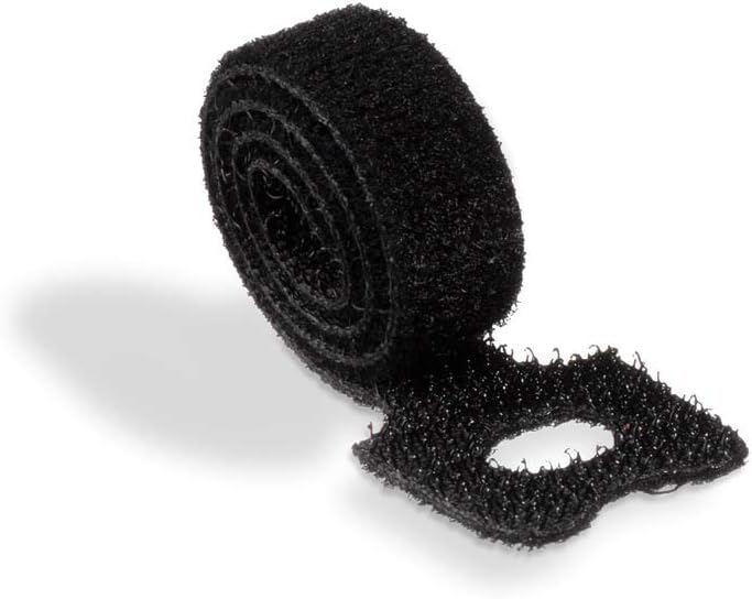 Durable CAVOLINE Cable Management Cable Ties | Reusable Self-Gripping Cable Ties for Sorting and Bundling Cables | Extreme Alternative to Plastic Cable Ties | Pack of 5 Cable Ties in