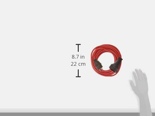 Brennenstuhl Verlangerungskabel 10m Kabel rot