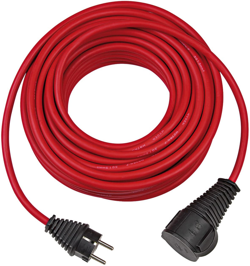 Brennenstuhl Verlangerungskabel Neopren 10m rot