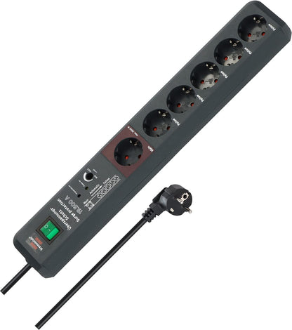 Brennenstuhl Uberspannungsschutz Secure-Tec 6x 3m