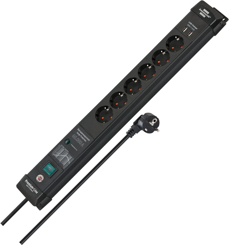 Brennenstuhl Premium-Line USS 6fach USB 3.1A *DE*