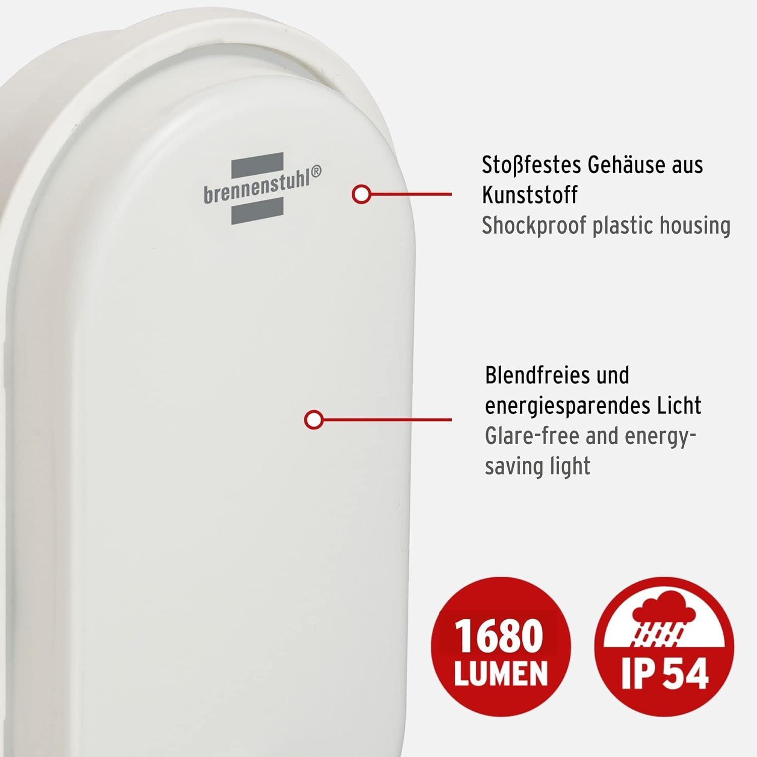 Brennenstuhl Ovalleuchte OL 1650 P