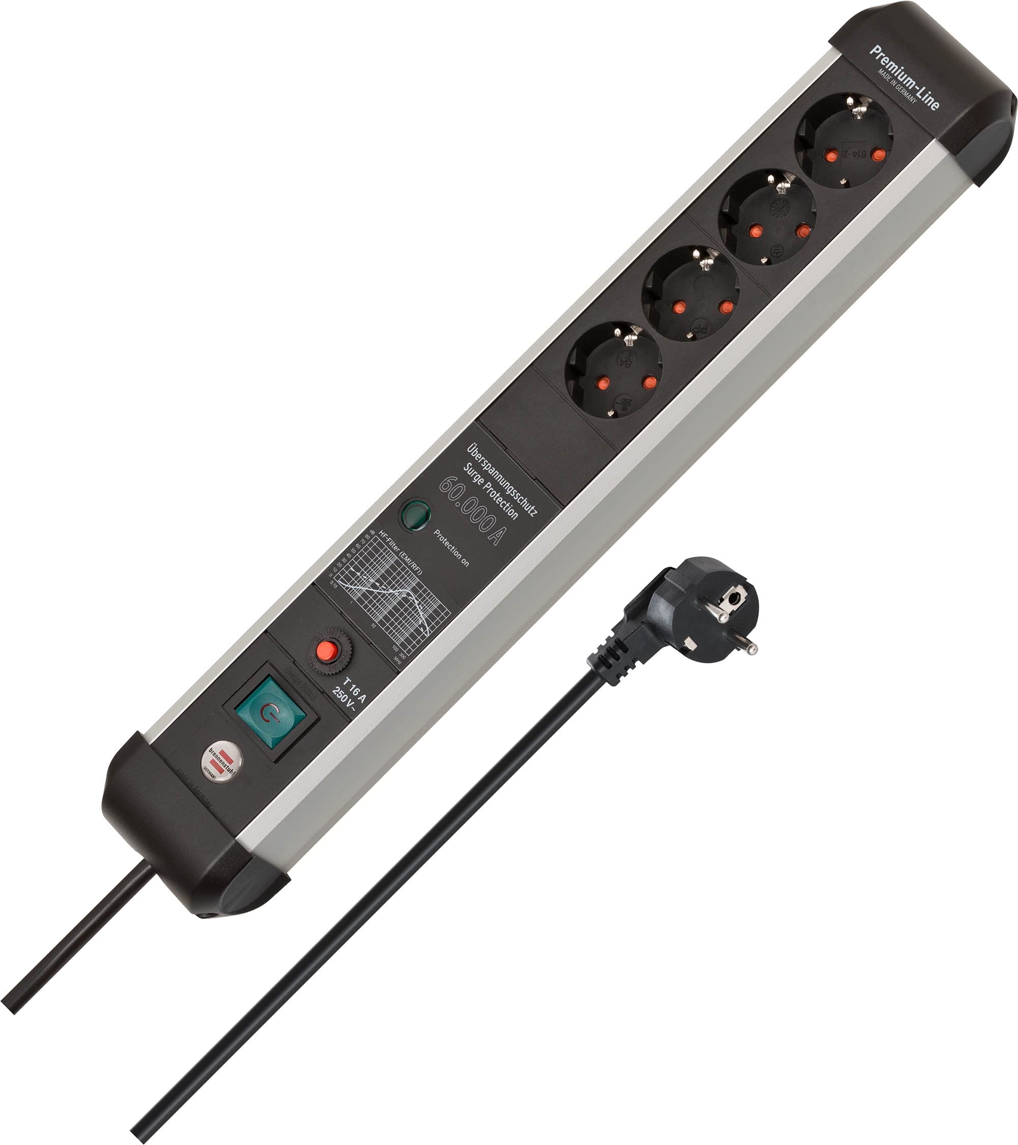 Brennenstuhl Premium-Protect-Line 4fach *DE*