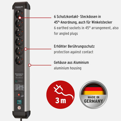 Brennenstuhl Premium-Protect-Line 6fach *DE*