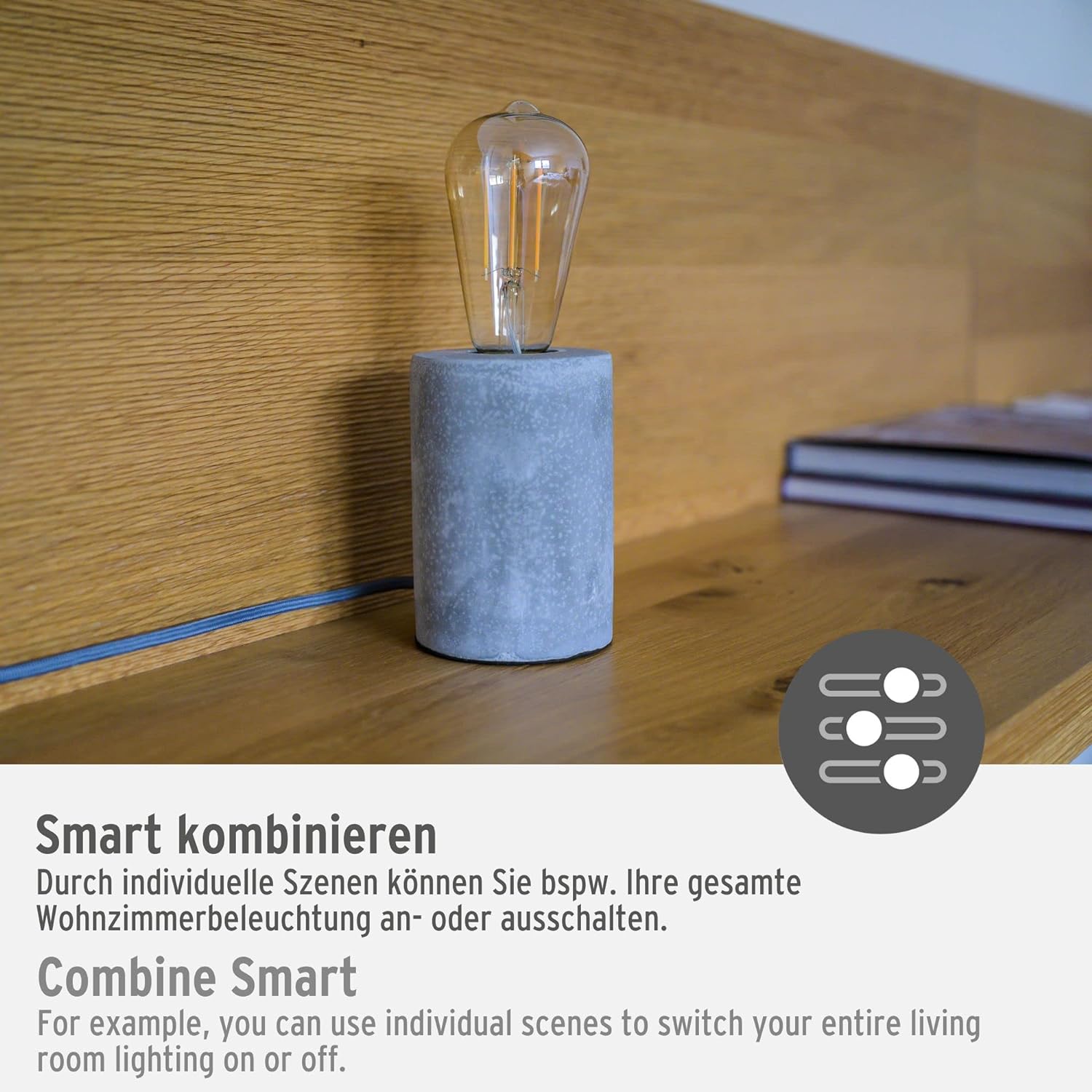Brennenstuhl LED Gluhlampe Edison WiFi E27 470lm 2