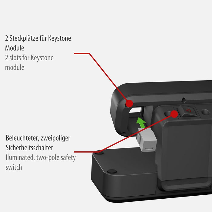 Brennenstuhl estilo Duplex Steckdosenleiste