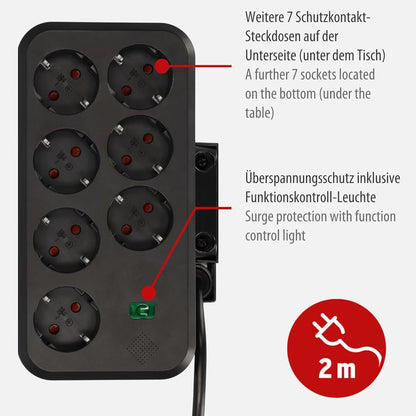 Brennenstuhl estilo Duplex Steckdosenleiste