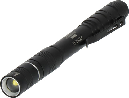 Brennenstuhl Akku Taschenlampe LED LuxPremium TL 210 AF/Handlampe mit heller Osram-LED (200lm, bis zu 13h Leuchtdauer, 55m Leuchtweite, fremdkörper- und spritzwassergeschützt IP44)