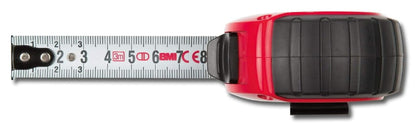 BMI 472341021 "TWO COMP" Pocket Measuring Tape, White/Black/Red, 3 m x 16 mm