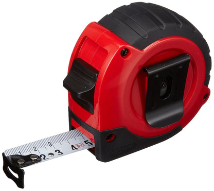 BMI 472841021 "TWO COMP" Pocket Measuring Tape, White/Black/Red, 8 m x 25 mm