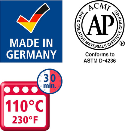 STAEDTLER 8021-26 FIMO Soft Oven-Hardening Polymer Modelling Clay - Cherry Red (1 x 454g Block)
