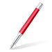 STAEDTLER Triplus 474 F Fountain Pen Roaring Red Premium Quality Metal Casing in Ergonomic Triangular Shape Steel Nib F with Blue Ink Cartridge 474 F02-3 Roaring Red Fine
