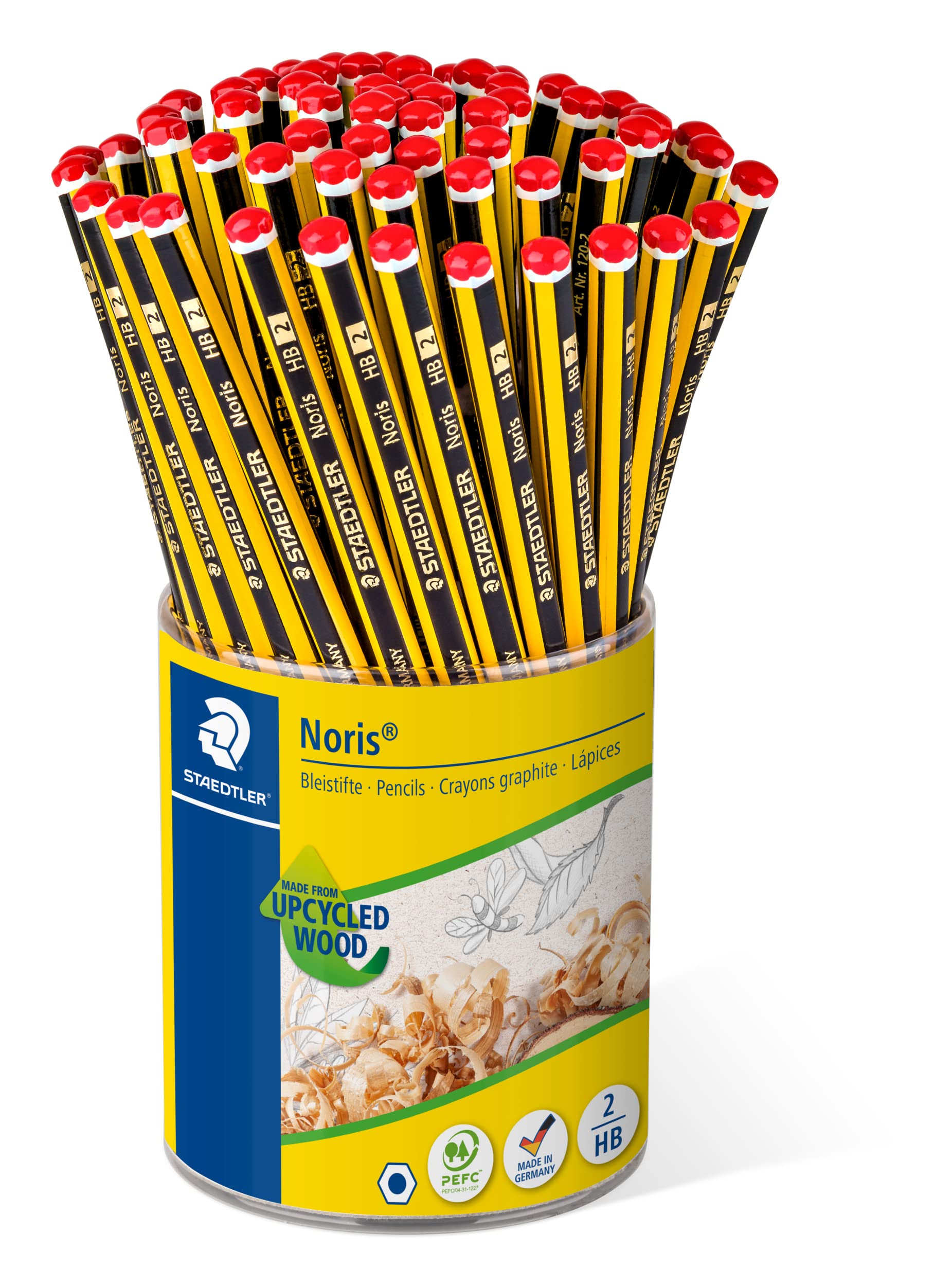 Staedtler Noris 120-2 KP72 HB Pencils  Pencil without eraser tip-72 pencils