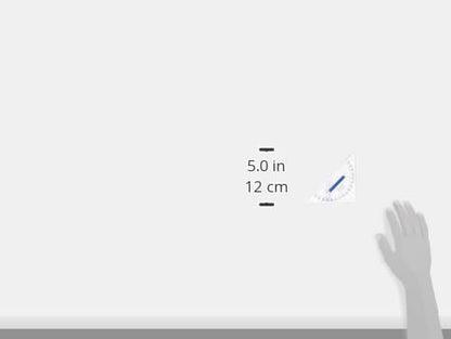 STAEDTLER 568 36 Geodreieck 16cm (mit abnehmbarem Griff) (Packung mit 2) 16 cm (Packung mit 2