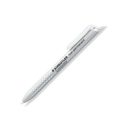 STAEDTLER 768N-0 Lumocolor Omnichrom Non-Permanent Lead Holder - White, 3mm (Single Pencil