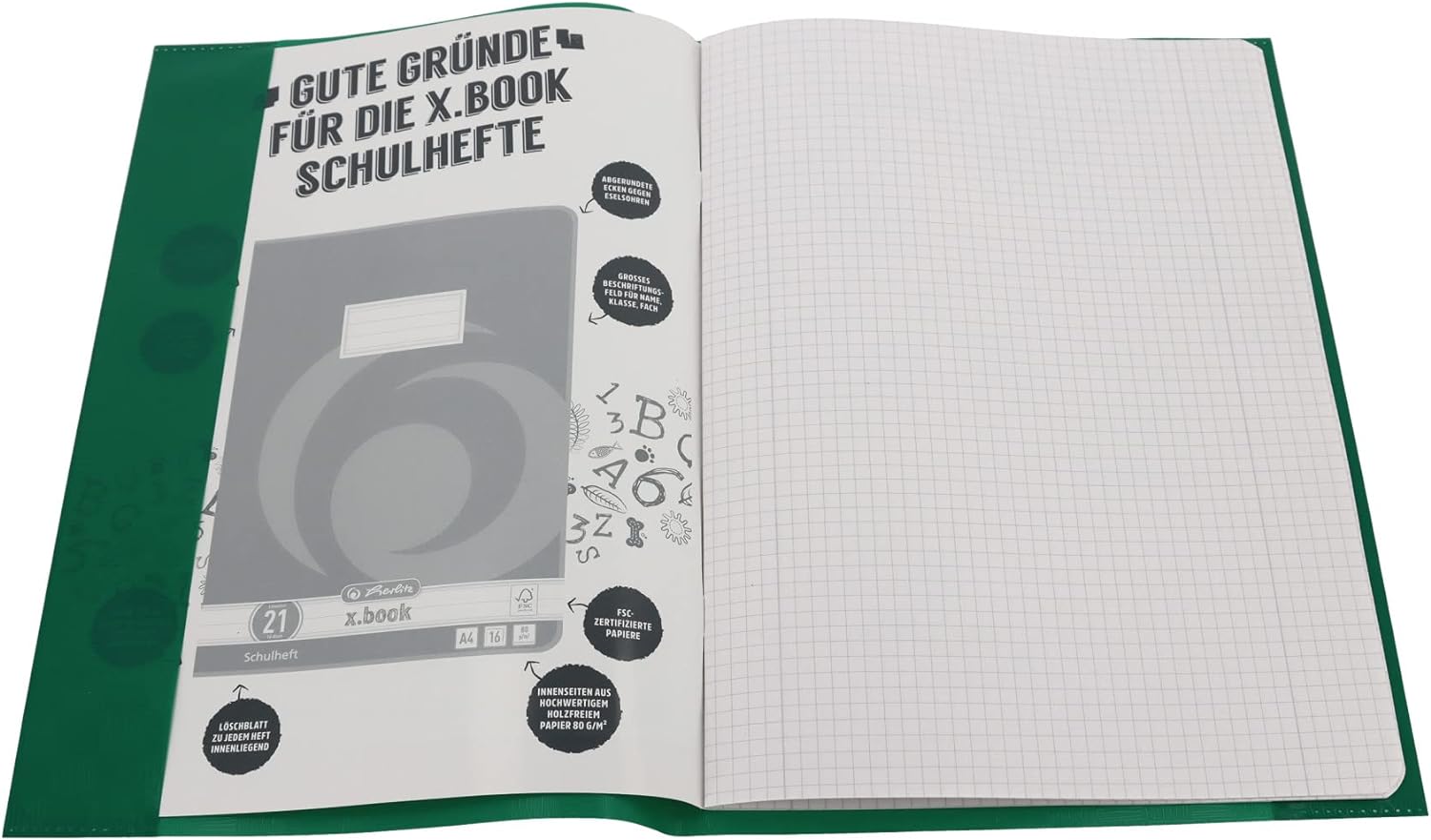 Herlitz Hefthulle A4 10er Pack farblich sortiert