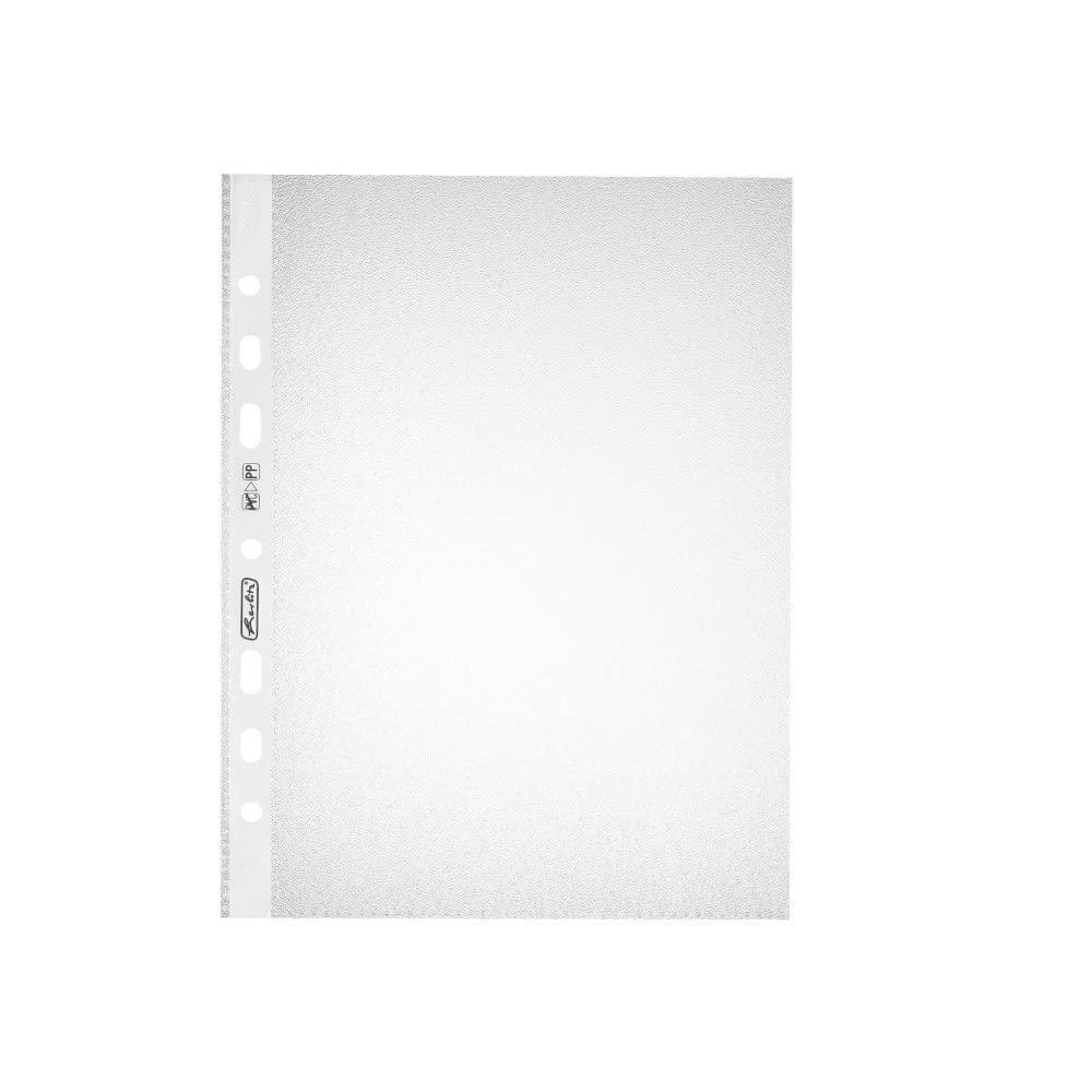 Herlitz A5 Embossed Punched Pocket (100 Pieces