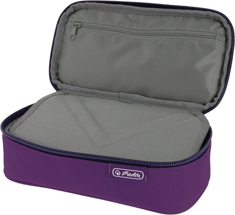 Herlitz 50026586 Pencil Case Beatbox, Multicoloured, Violet