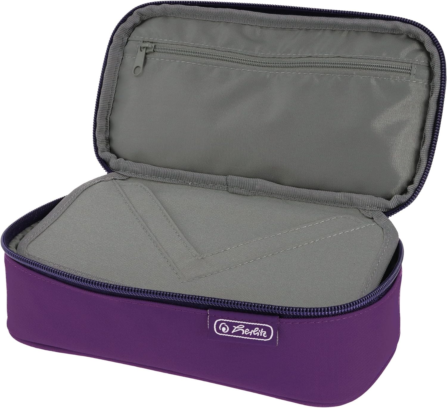 Herlitz 50026586 Pencil Case Beatbox, Multicoloured, Violet